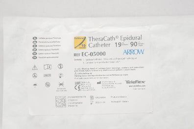 Teleflex EC-05000 Arrow TheraCath Epidural Cath. 19Ga x 90cm (x)